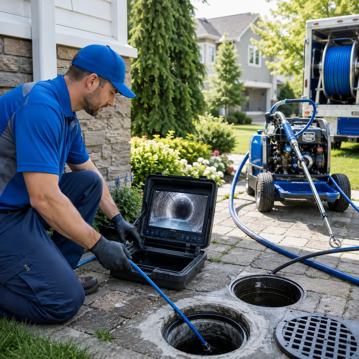 Outdoor drain cleaning professionals serving Marietta, IL